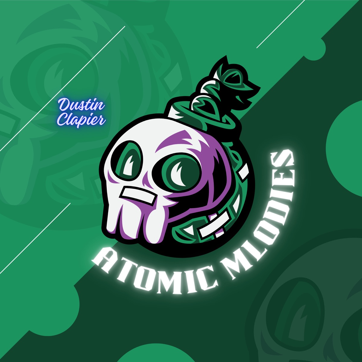 Atomic Melodies (Remastered) - Single by Dustin Clapier & Siena Miller album cover