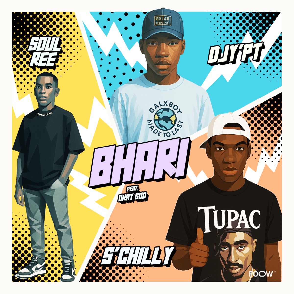 Bhari - Single by S'chilly, Djy'PT, Soul Ree & MOH WAH album cover