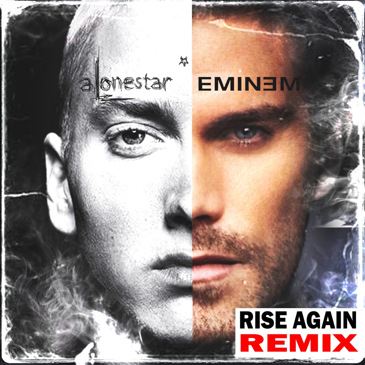 Rise Again (Remix) [feat. Eminem] - Single by Alonestar album cover