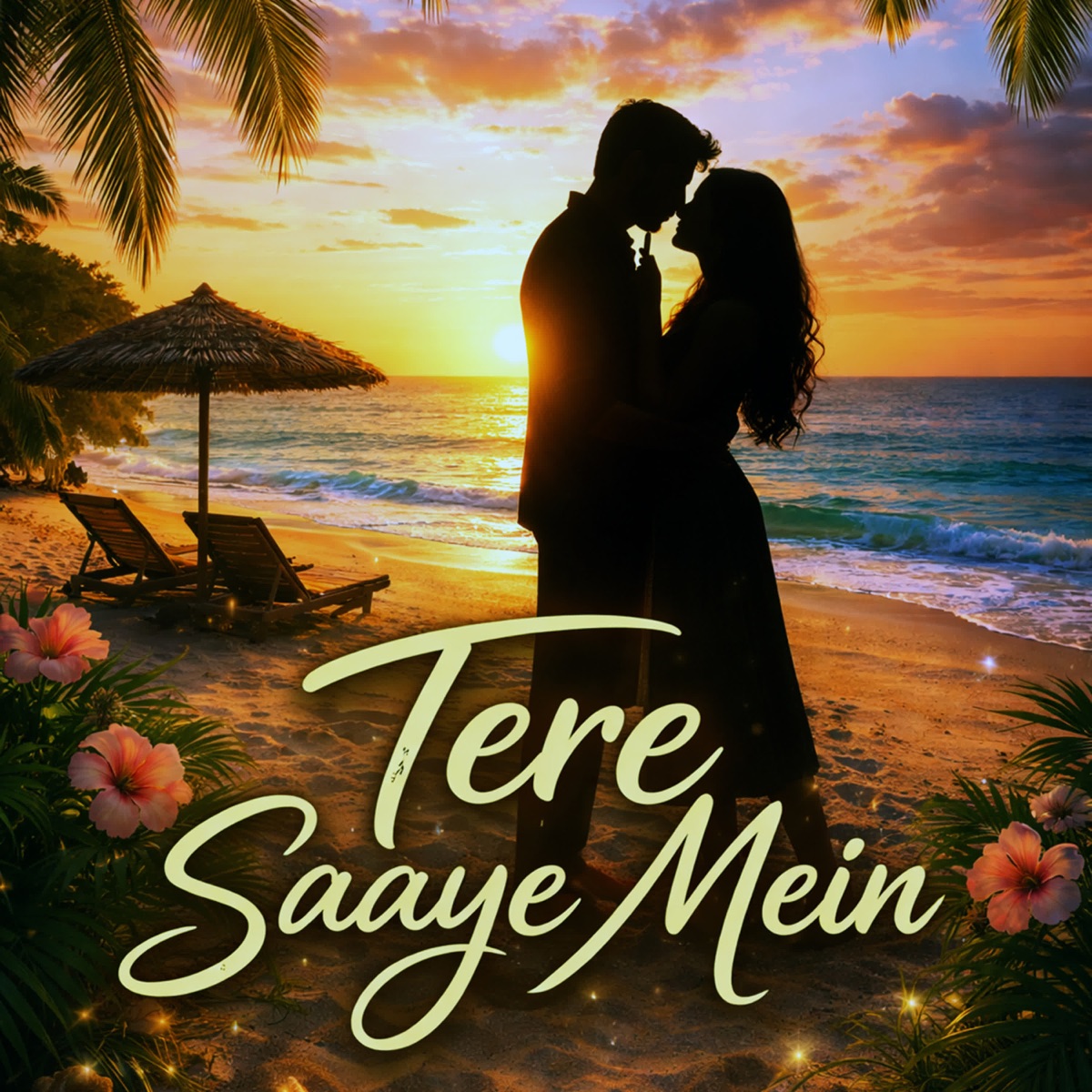 Tere Saaye Mein - Single by Muzammil ahmed & Sonam Pathak album cover