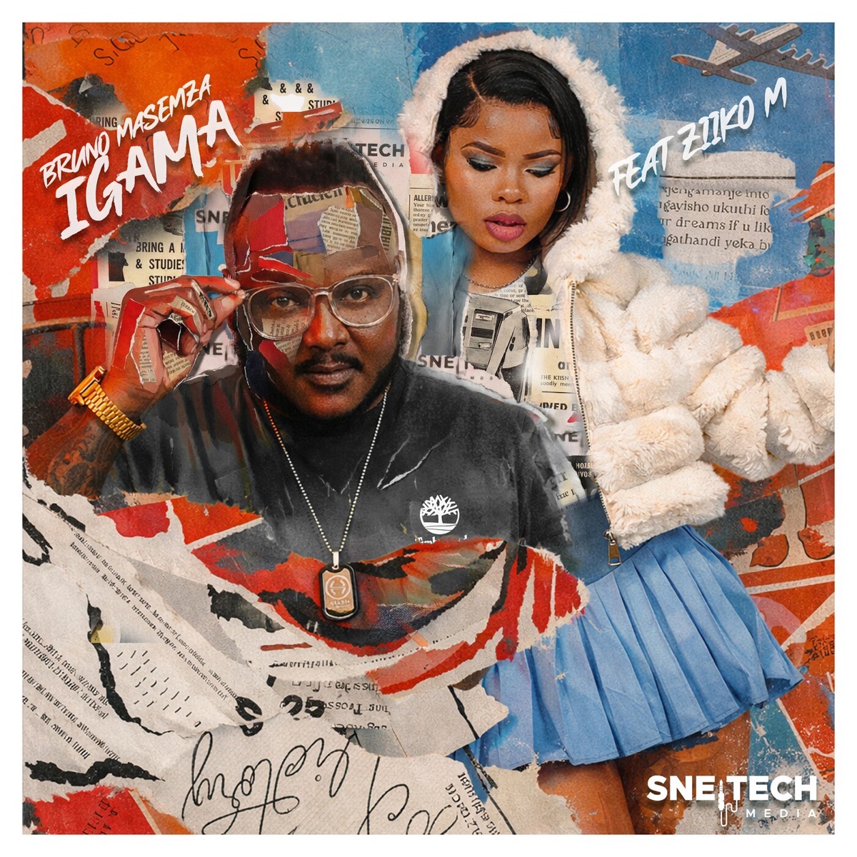 Igama (feat. Ziiko M) - Single by Bruno Masemza album cover