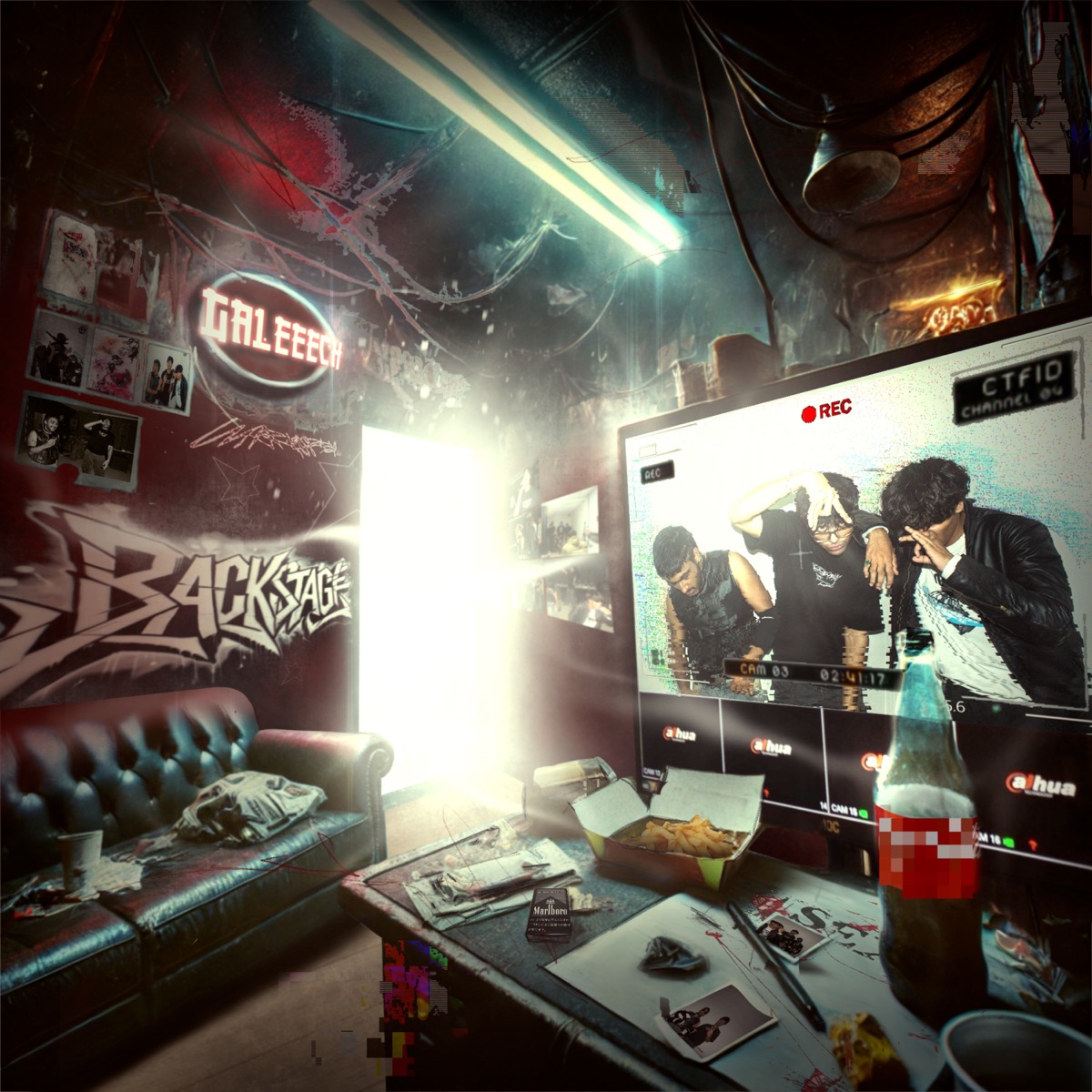 BACKSTAGE (feat. Dishant & Shreyas & aardicy) - Single by Galeeech album cover