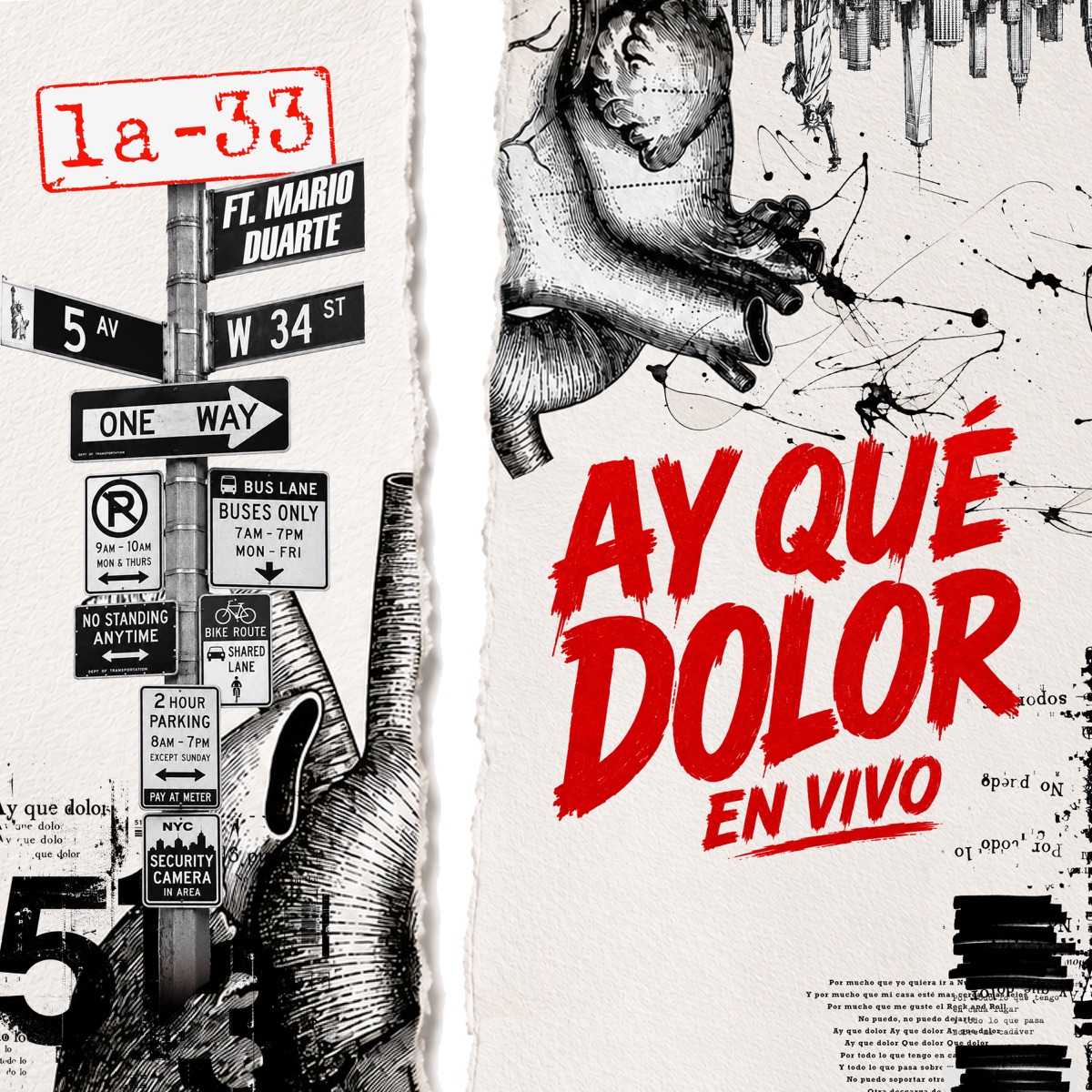 Ay Qué Dolor - Single by La-33 & Mario Duarte album cover