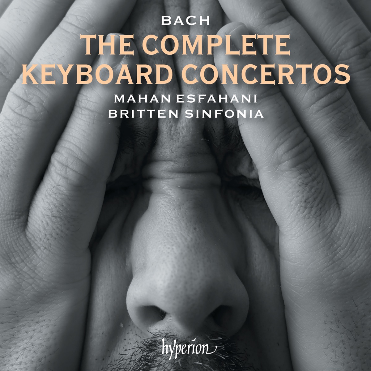 Bach: The Complete Keyboard Concertos by Mahan Esfahani & Britten Sinfonia album cover