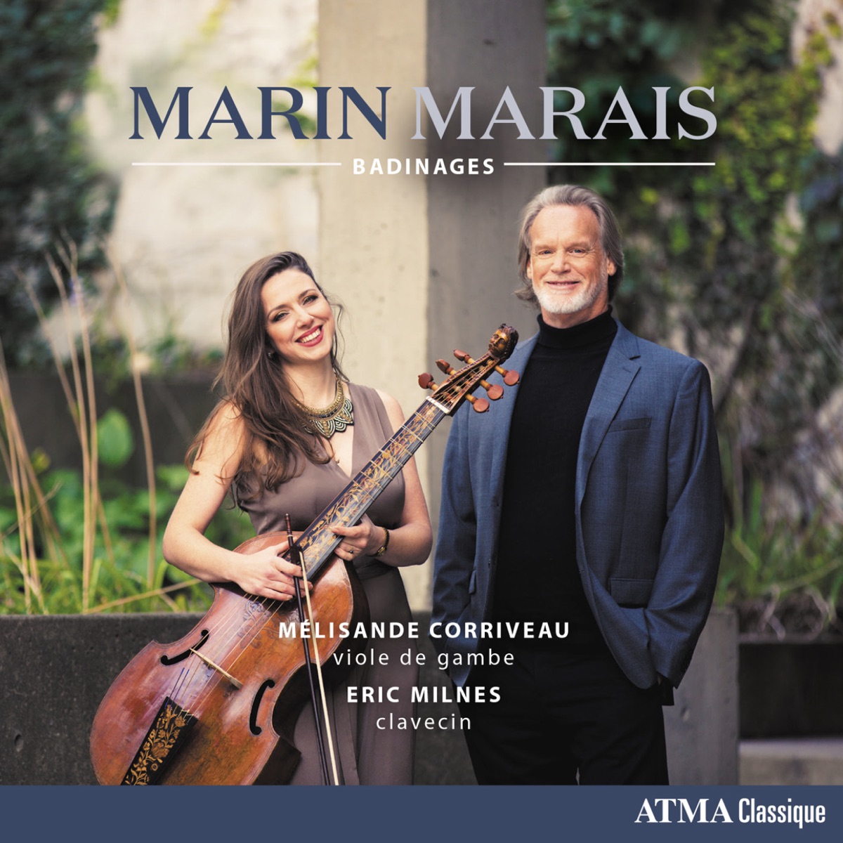 Marin Marais: Badinages by Mélisande Corriveau & Eric Milnes album cover
