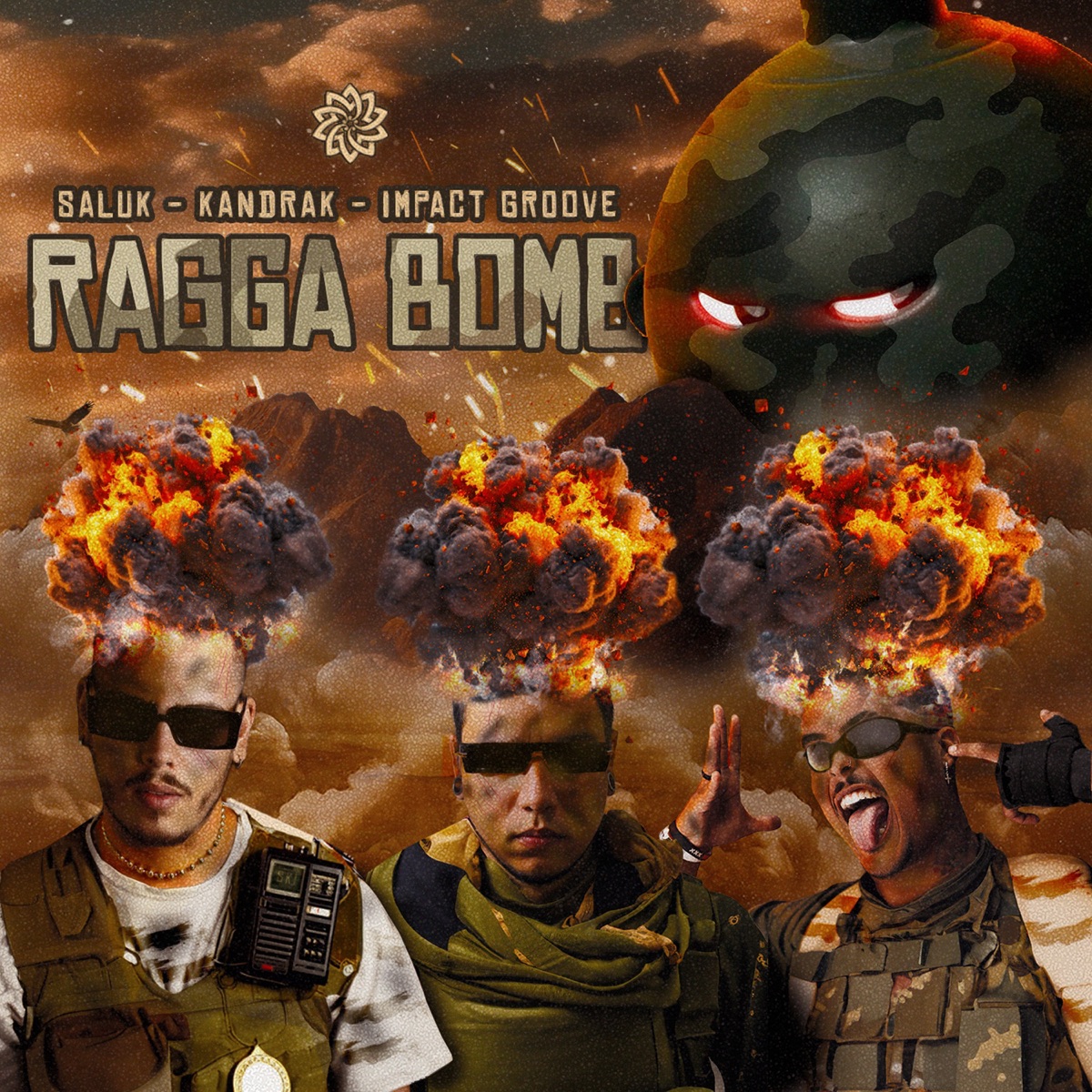 Ragga Bomb - Single by Saluk, KandraK & Impact Groove album cover