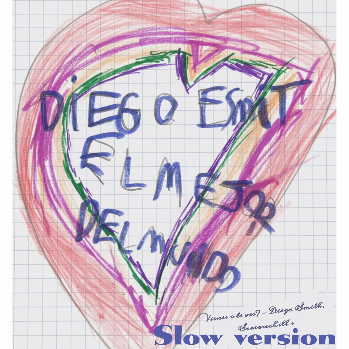Vienes o Te Vas? Slow Version - Single by Diego Smith & ScreamChills album cover
