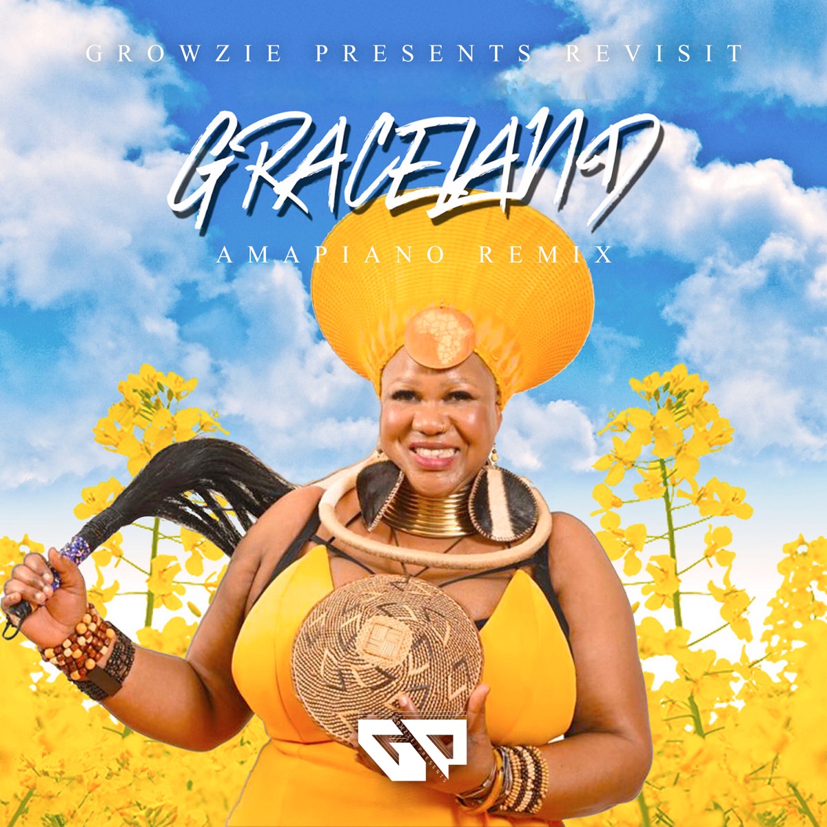 Graceland (Amapiano Remix) - Single by Growzie & Busi Mhlanga album cover