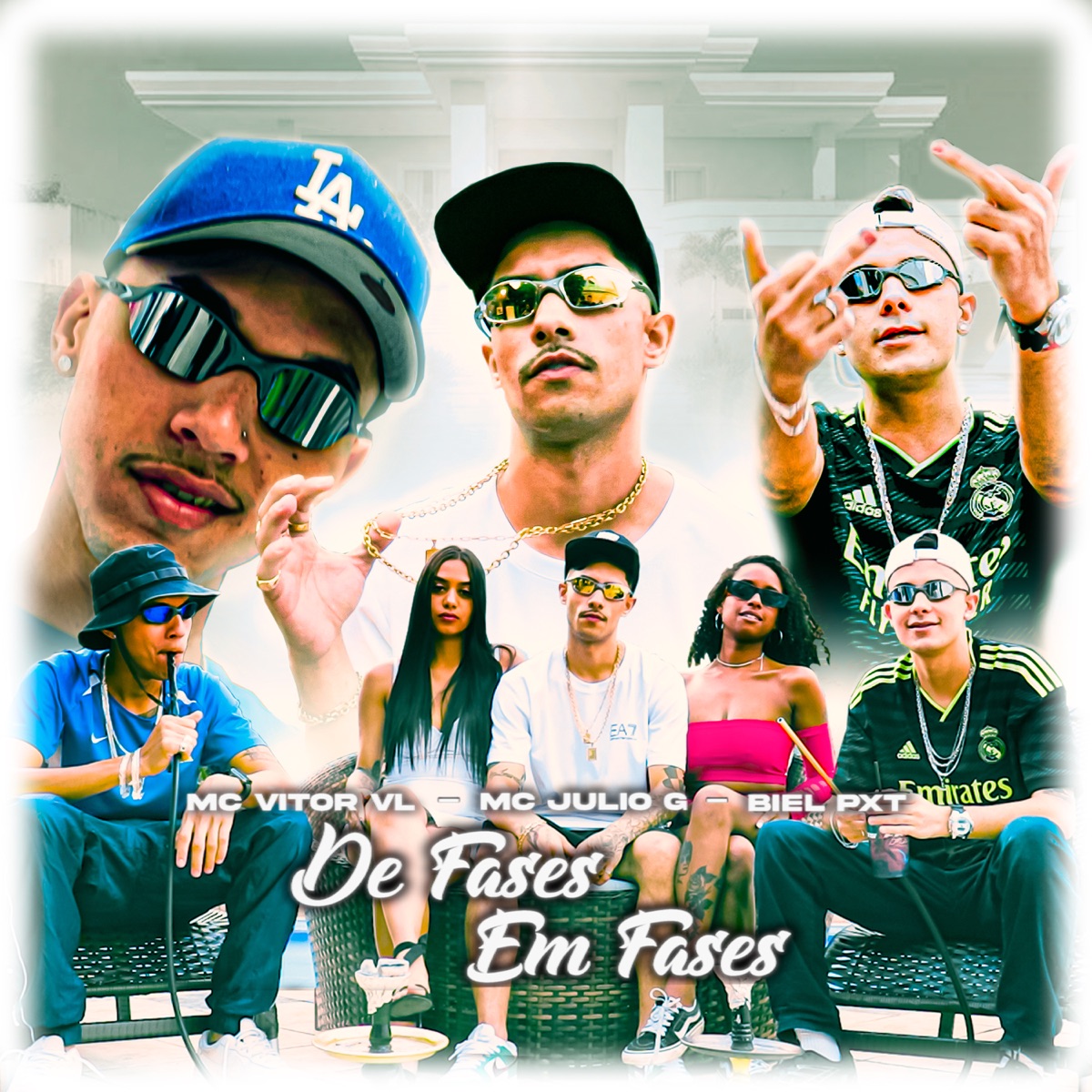 De Fases em Fases - Single by MC JulioG, bielpxt & MC Vitor VL album cover