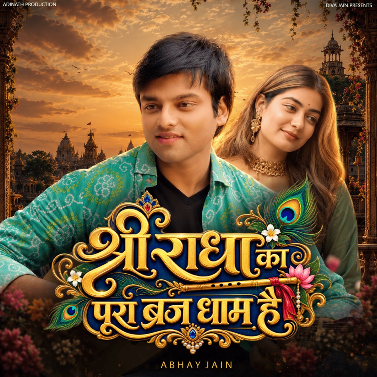 Shri Radha Ka Pura Braj Dham Hai - Single by Abhay Jain album cover