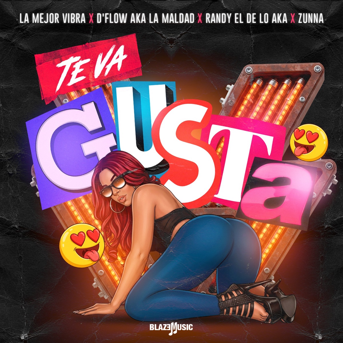 Te Va Gusta - Single by La Mejor Vibra, D´Flow Aka La Maldad, Randy El De Lo Aka & Zunna album cover