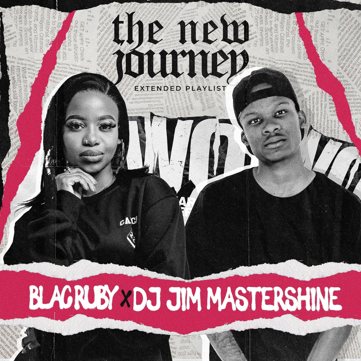 The New Journey - Single by Blac Ruby & Dj Jim Mastershine album cover