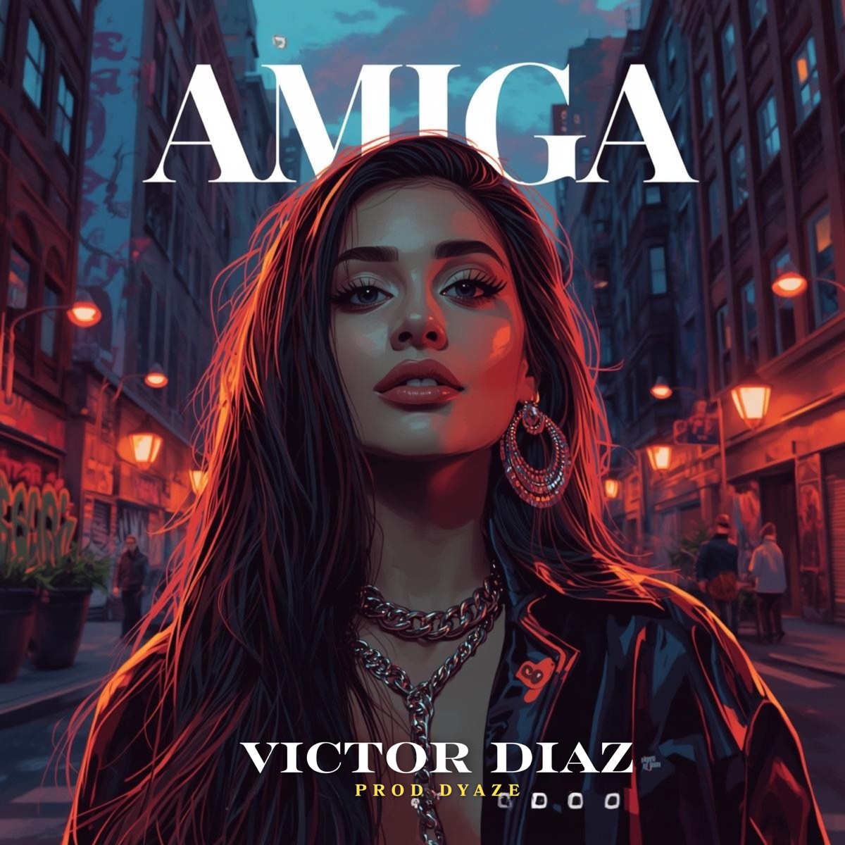Amiga - Single by Victor Diaz & Dyaze album cover