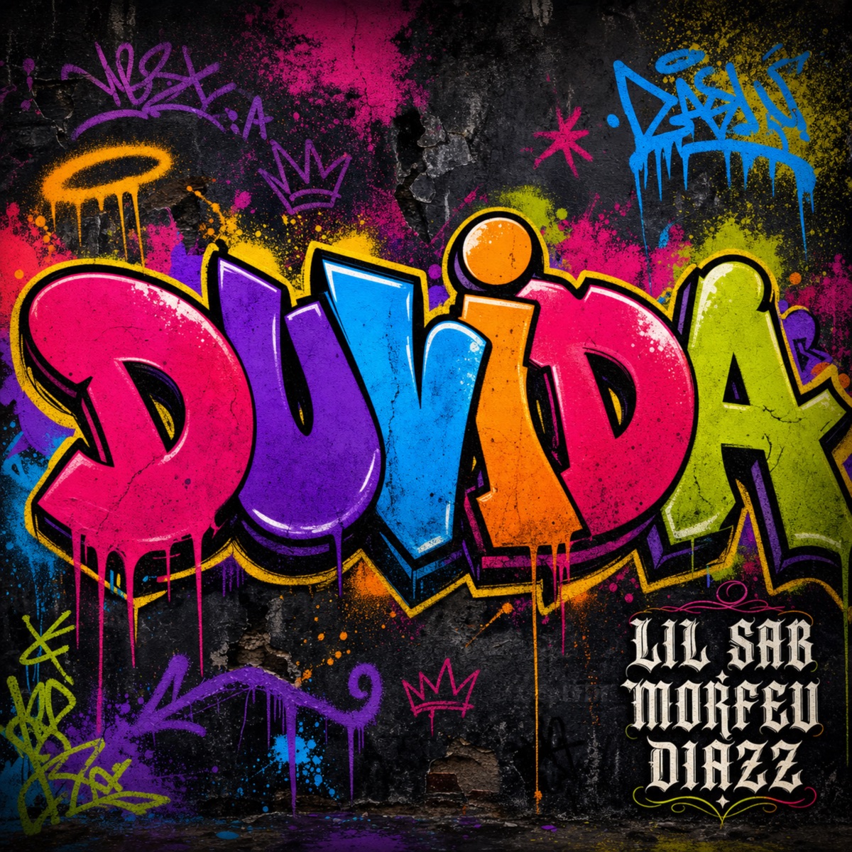 DUVIDA - Single by Lil Sab, REAL MORFEU & Diazz album cover