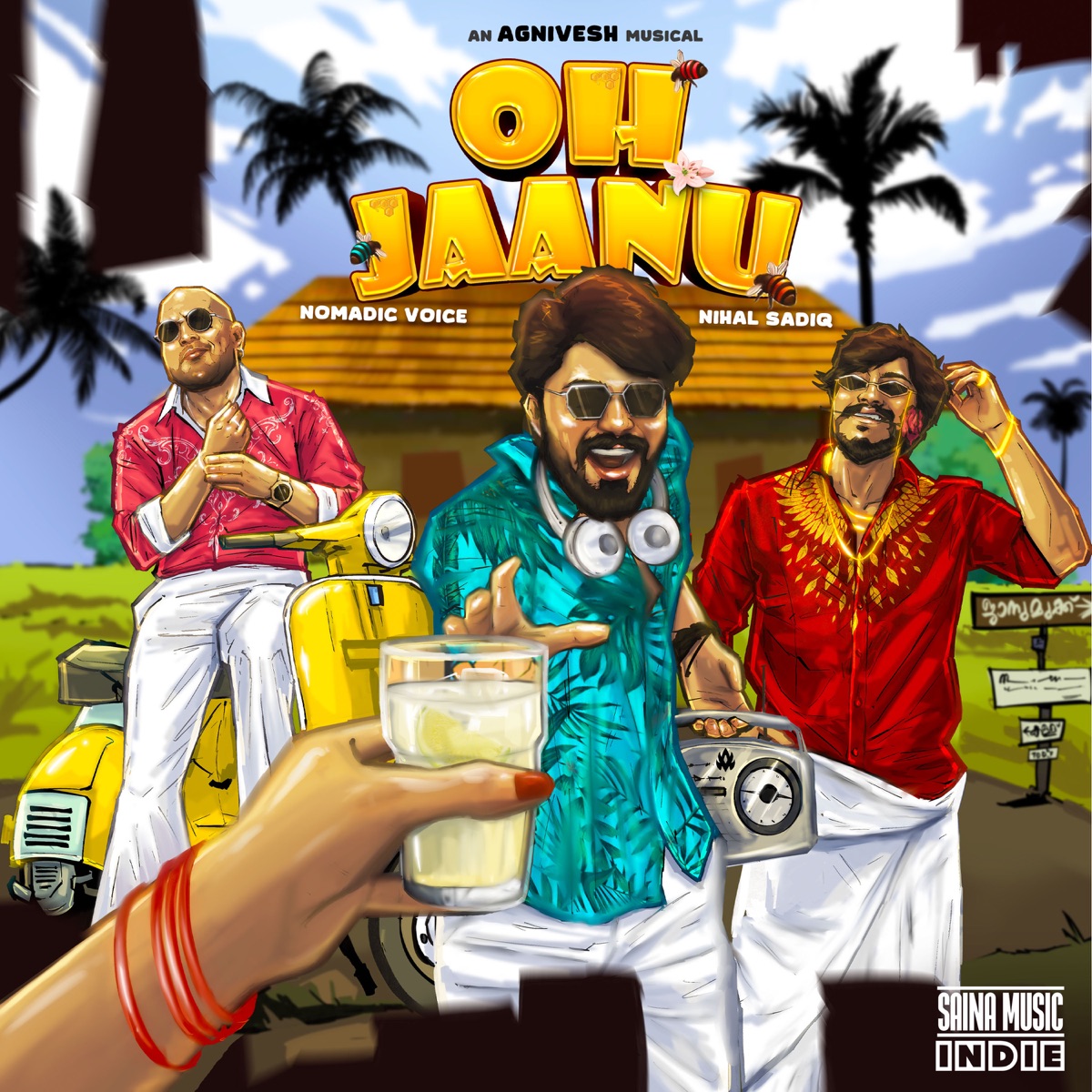Oh Jaanu (From "Saina Music Indie") - Single by Agnivesh, Nihal Sadiq & Nomadic Voice album cover