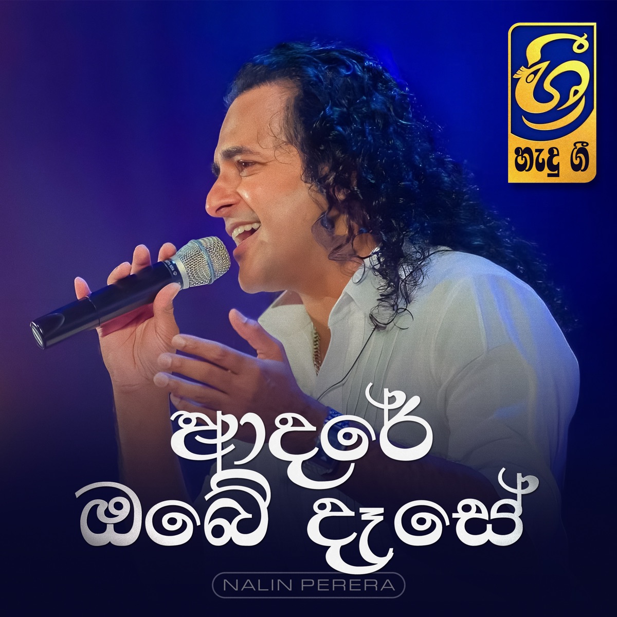 Aadare Obe Dase - Single by Hemasiri Halpita & Nalin Perera album cover