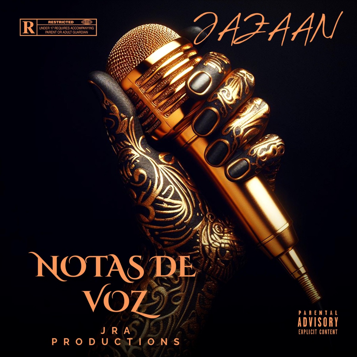 NOTAS DE VOZ - Single by Jazaan album cover