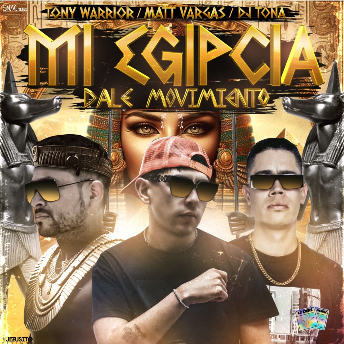 Mi Egipcia (Dale Movimiento) [Remix] - Single by Matt Vargas, DJ TONA & Tony Warrior album cover
