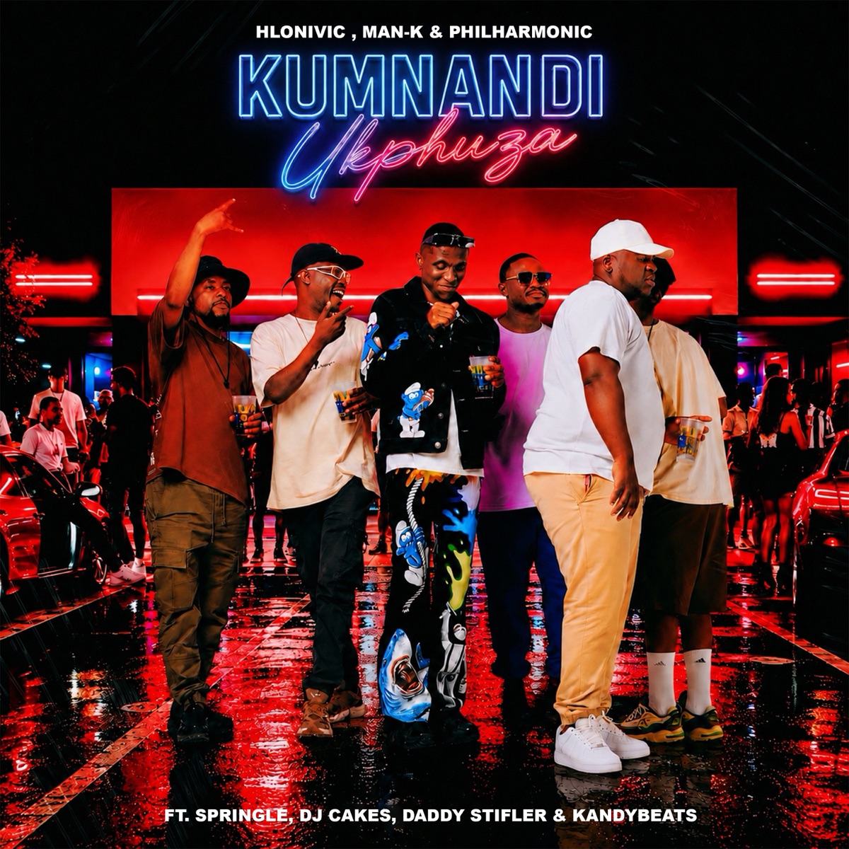 Kumnandi Ukphuza (feat. Springle, DJ CAKES, Daddy Stifler & Kandybeats) - Single by Hlonivic, Man-K & Philharmonic album cover