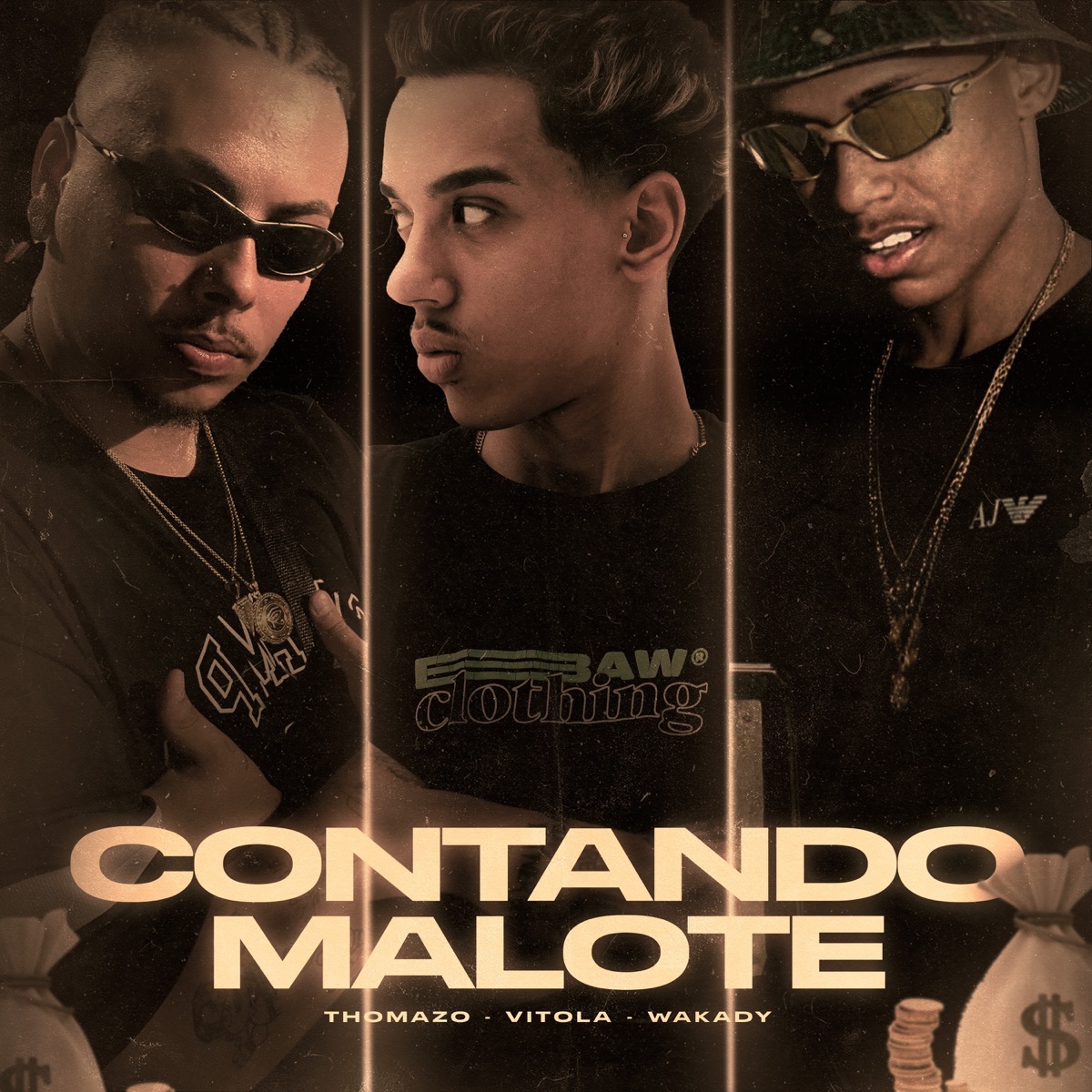 Contando Malote - Single by Wakady, Vitola & Thomazo album cover