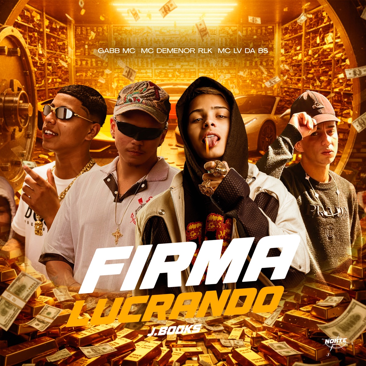Firma Lucrando (feat. MC LV DA BS) - Single by J. Books, Gabb MC & Mc Demenor RLK album cover