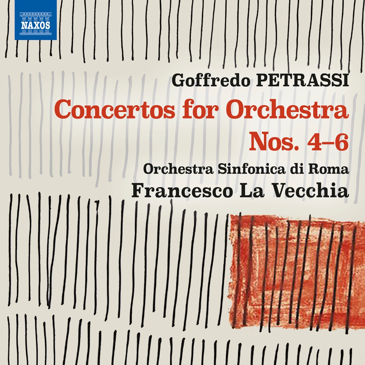Petrassi: Concertos for Orchestra Nos. 4-6 by Orchestra Sinfonica di Roma & Francesco La Vecchia album cover