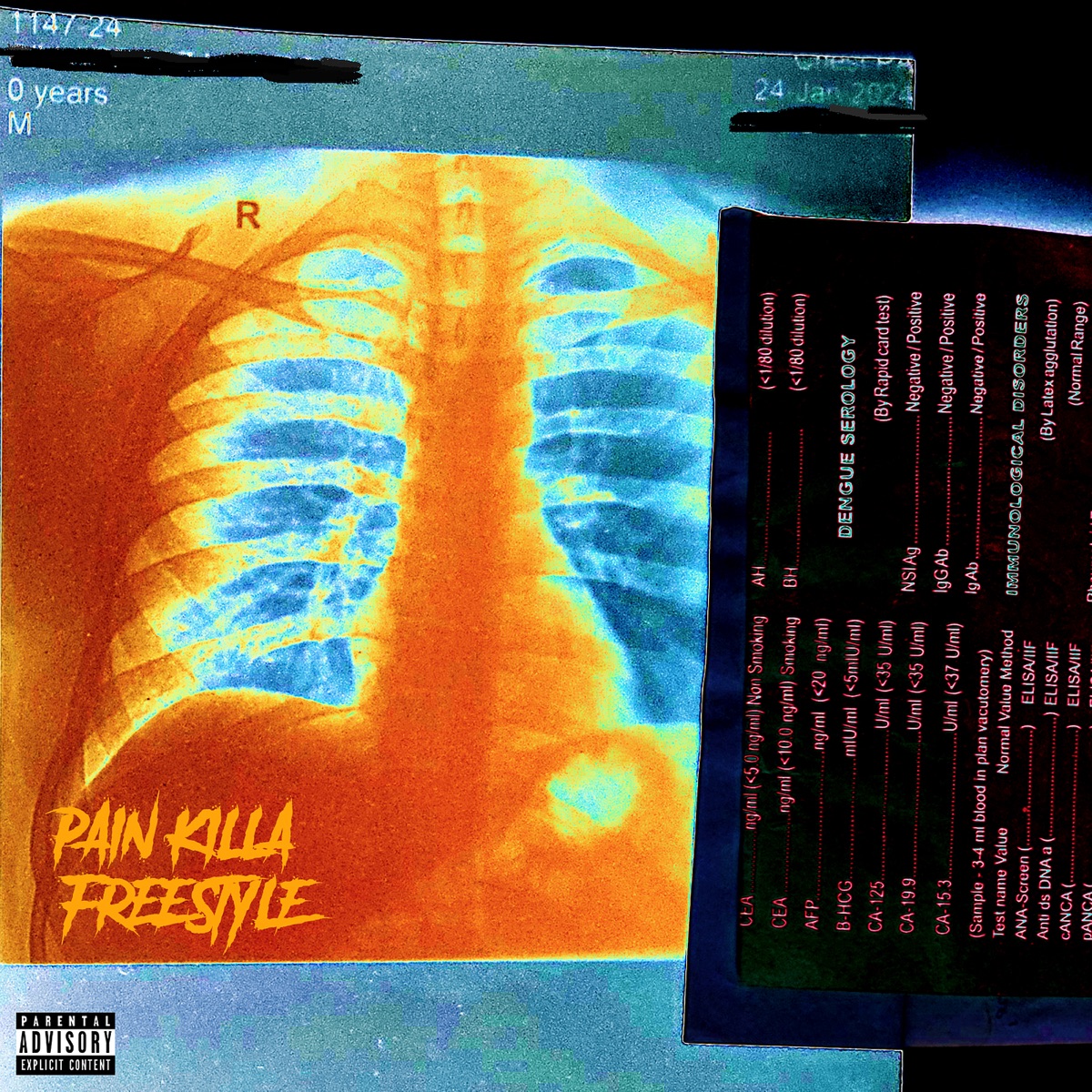 Pain Killa (Freestyle) - Single by Baazkidrhai album cover