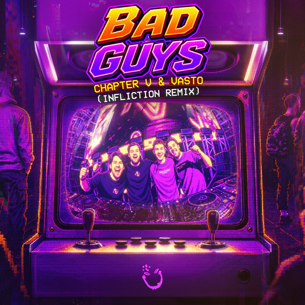 Bad Guys (Infliction Remix) - Single by Chapter V & Vasto album cover