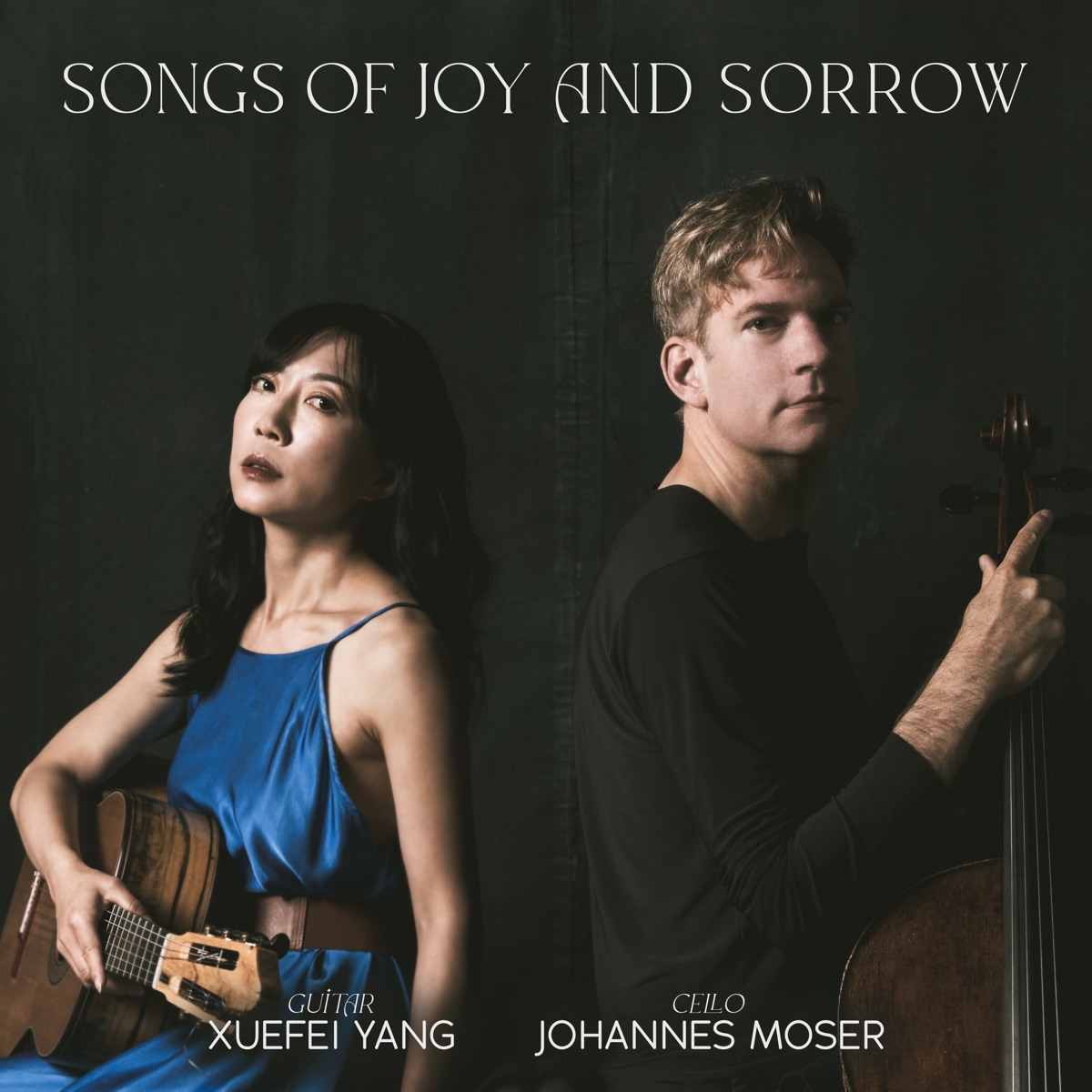 Songs of Joy and Sorrow by Xuefei Yang & Johannes Moser album cover