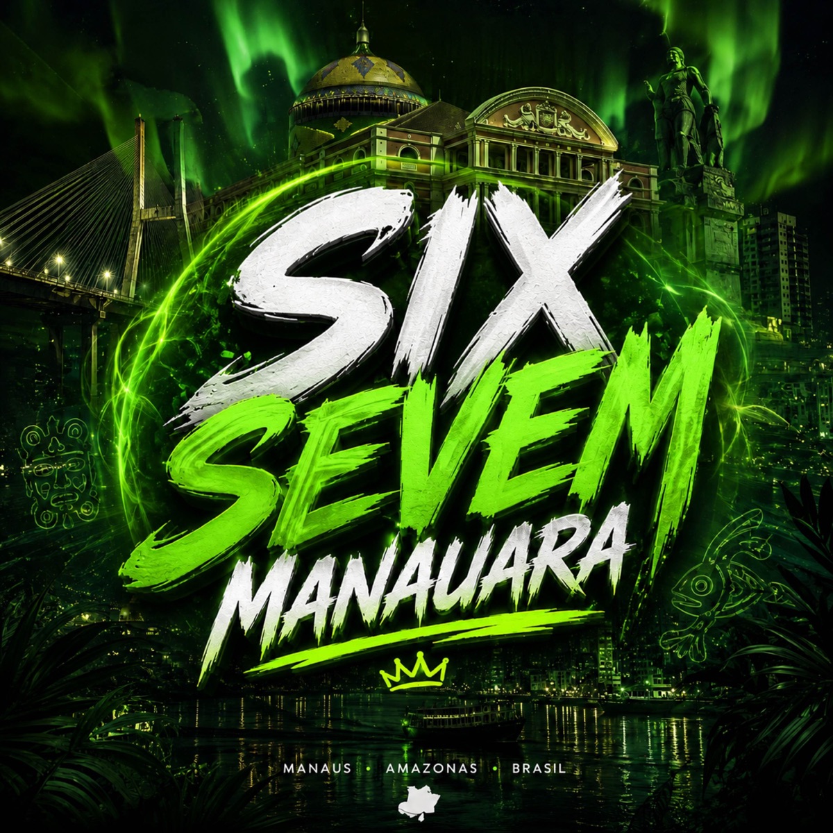SIX SEVEN MANAUARA - Single by DJ Paulo, MC Russinho, Dj Diogo Calderaro & Ítalo Mc album cover