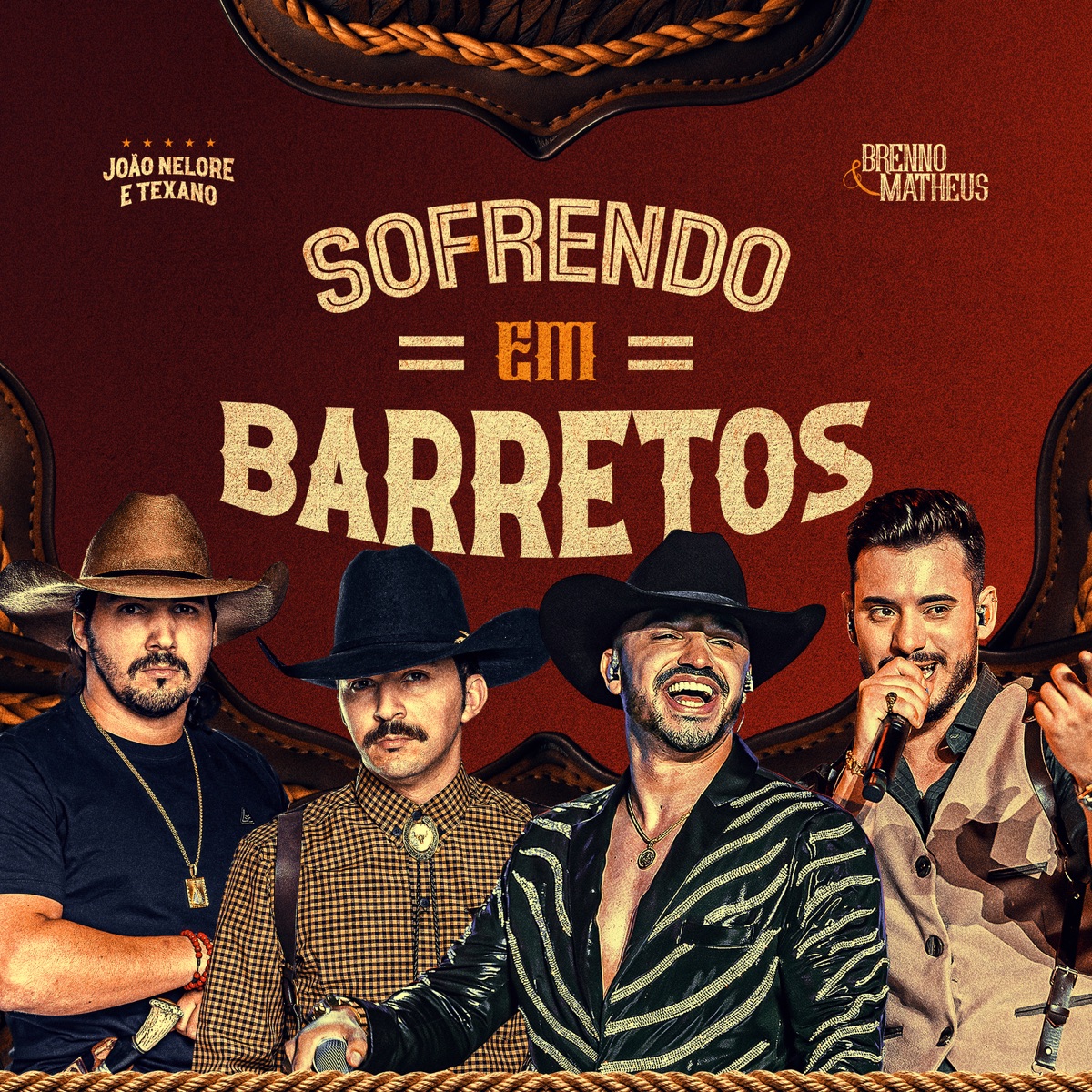 Sofrendo em Barretos - Single by João Nelore & Texano & Brenno & Matheus album cover