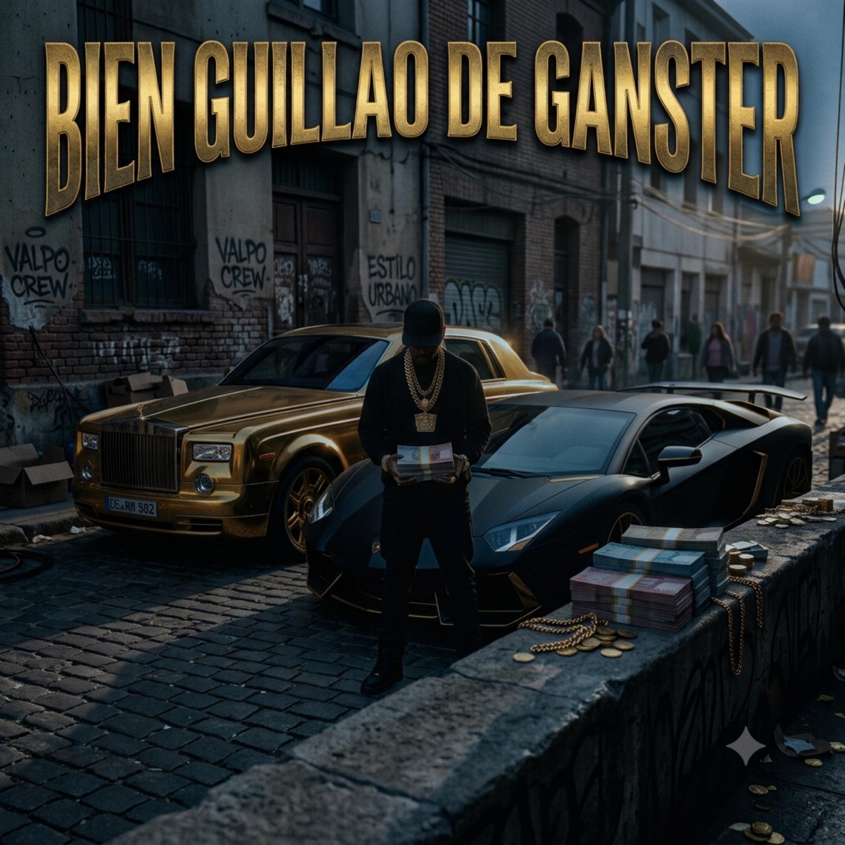 BIEN GUILLAO DE GANSTER (feat. Maxi Aleman, LeeAndro el Cantante & Bryam Billion) - Single by Luy Engel album cover
