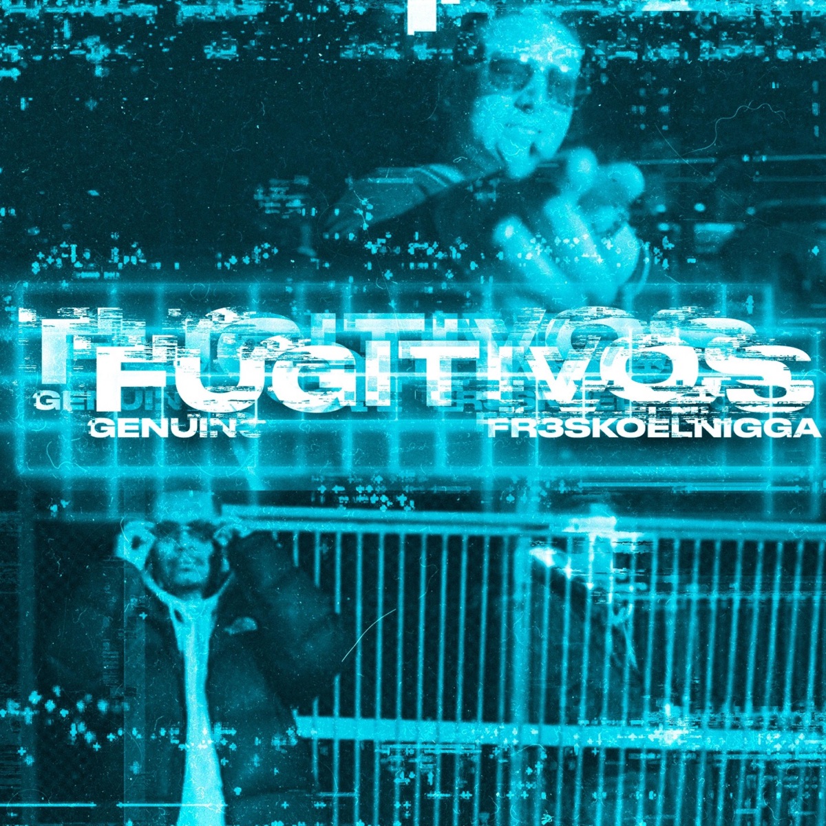 FUGITIVOS (feat. Fr3skoelnigga) - Single by Genuino album cover