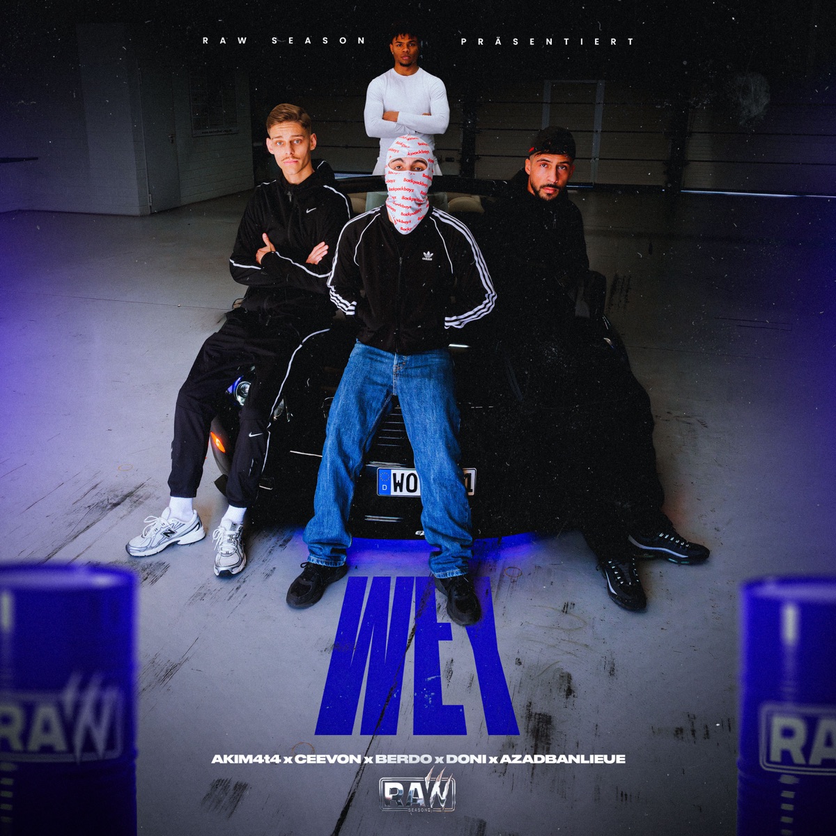 WEY - Single by RAW SEASON, Akim4t4, DONI, ceevon, AzadBanlieue & BERDO album cover