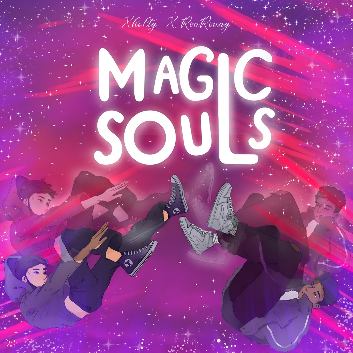 Magic Souls - Single by Xholty & RON RONNY album cover