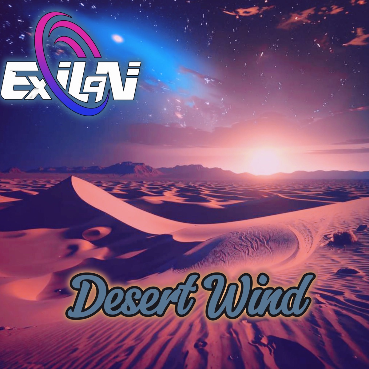 Desert Wind - Single by Exilan album cover