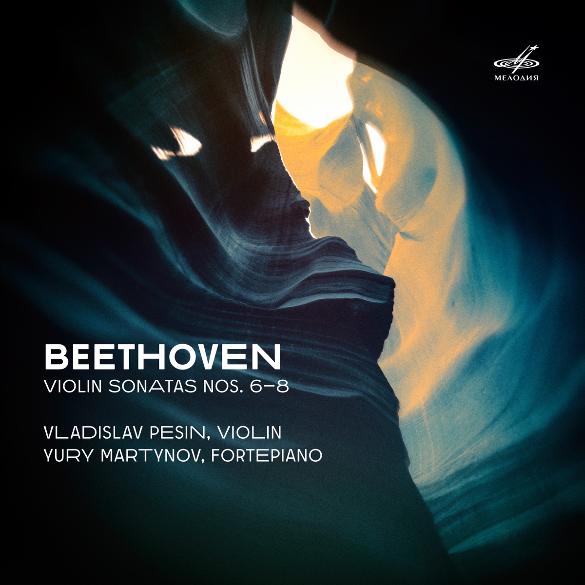 Beethoven: Violin Sonatas Nos. 6-8 (Live) by Vladislav Pesin & Yury Martynov album cover