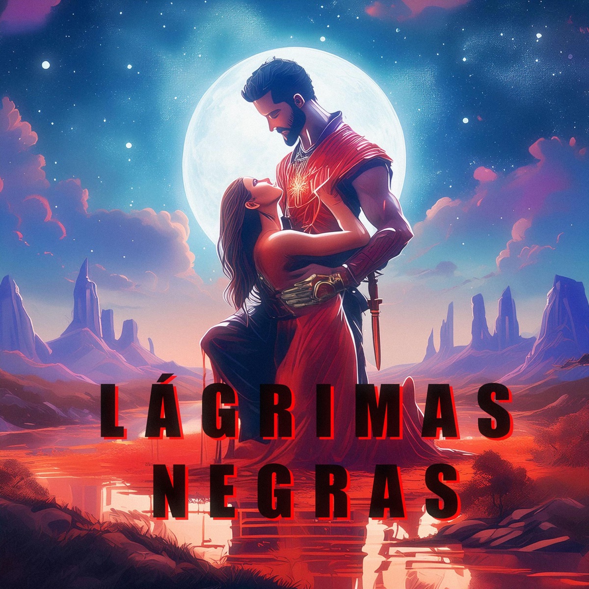 LÁGRIMAS NEGRAS (feat. 28 grados norte) - Single by Lupion album cover