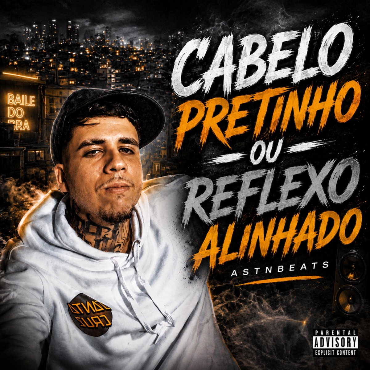 CABELO PRETINHO OU REFLEXO ALINHADO - Single by astnbeats, TROPA DO REINO & MC Copinho album cover
