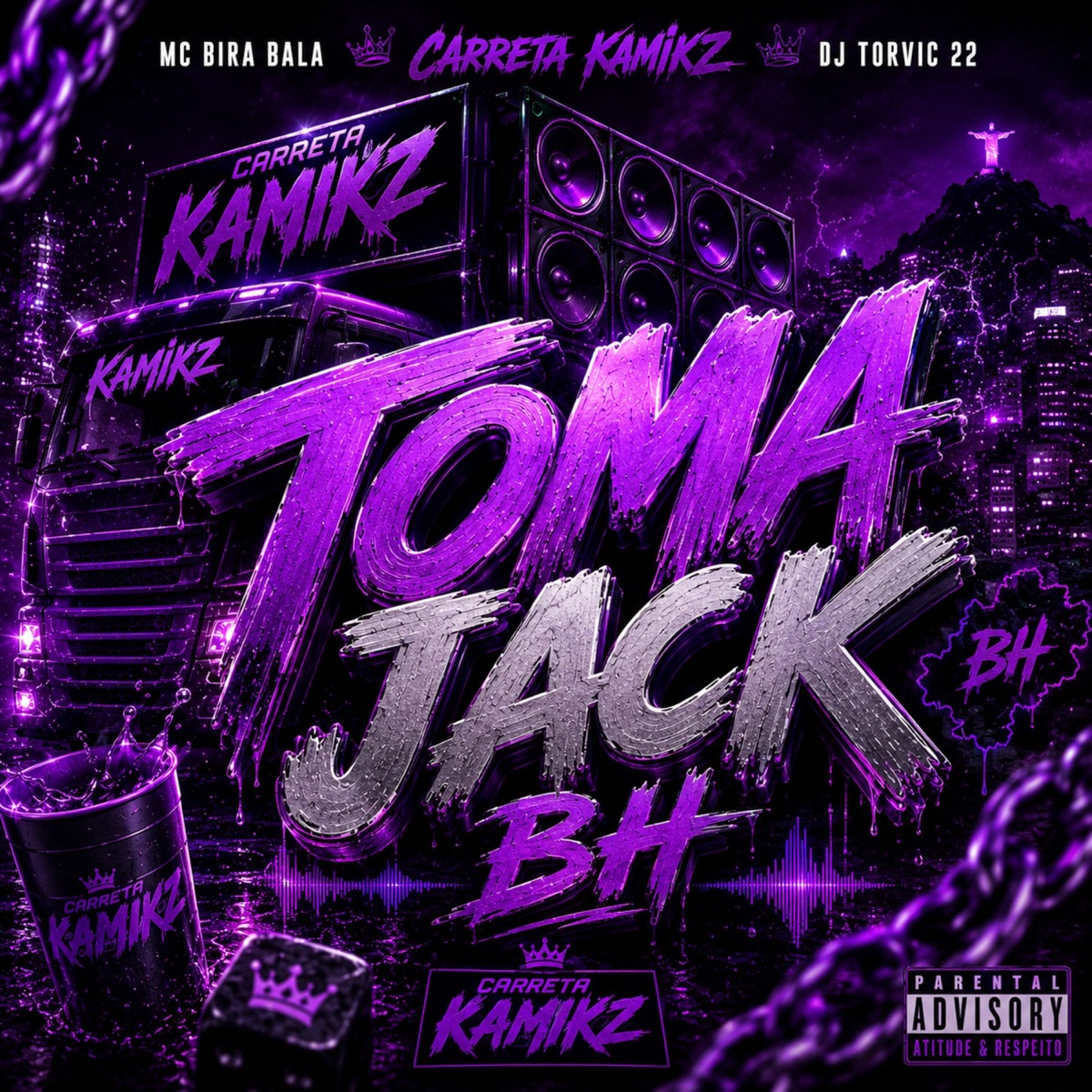 TOMA TOMA JACK BH - Single by Mc Bira Bala, DJ TORVIC 22 & carreta kamikz album cover