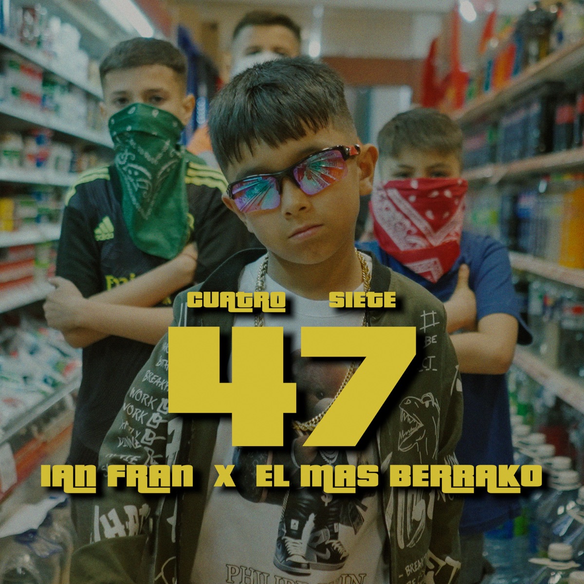 47 (feat. El Mas Berrako) - Single by Ian Fraan album cover
