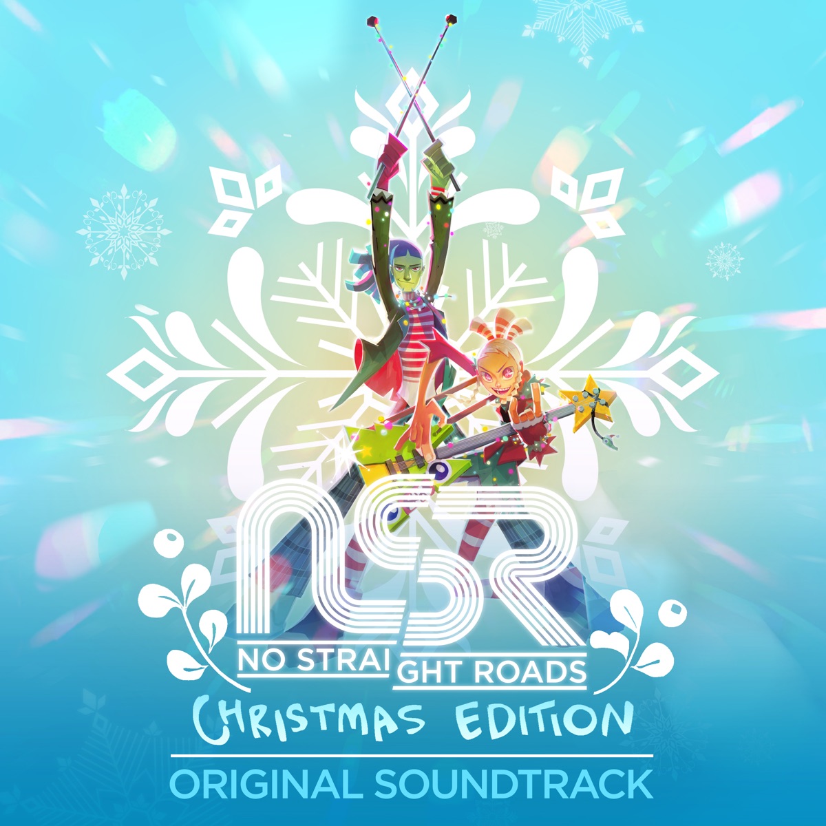 No Straight Roads Christmas Edition (Original Soundtrack) [Christmas Version] by Funk Fiction, James Landino & Michael Staple album cover