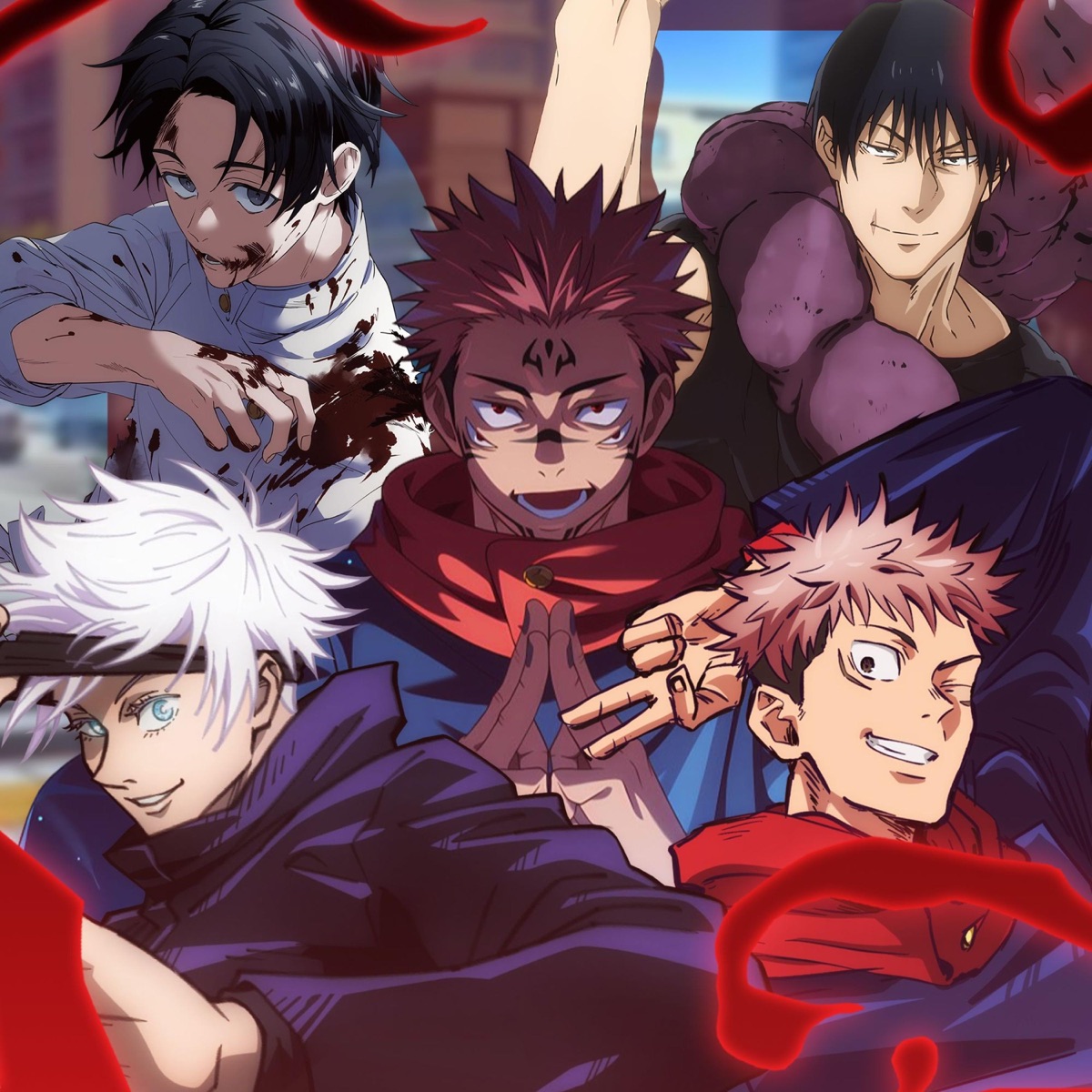 Jujutsu Kaisen Cypher (feat. Miyu, Shinigami, Asta, kickpunchpow, THE NEW ASUKA, KAZAMA, TENSAI & Chaosz) - Single by Charizma867, Garp & Geki album cover