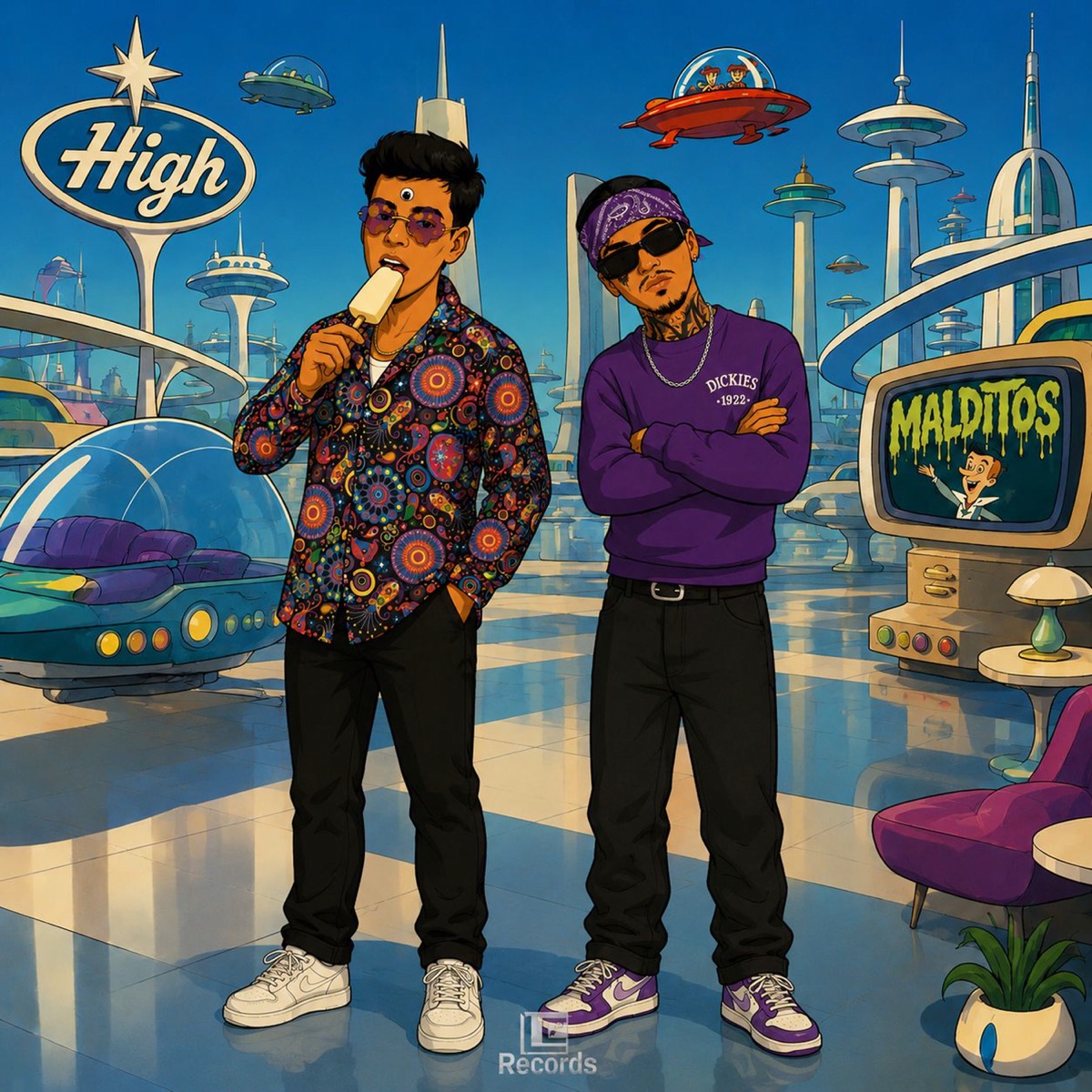 High (feat. Yuzel bad live) - Single by ChemaTT album cover