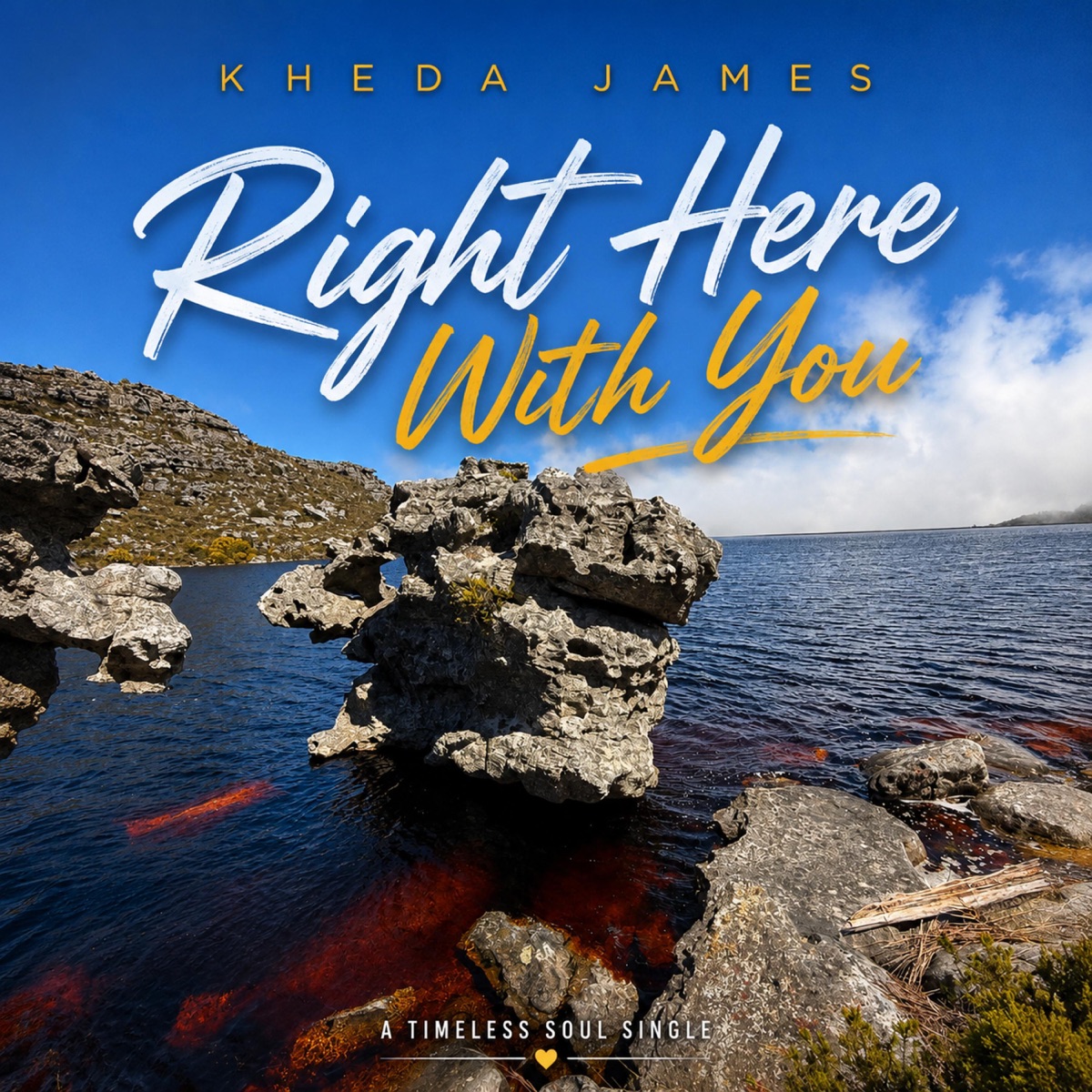 Right Here With You - Single by Kheda James album cover