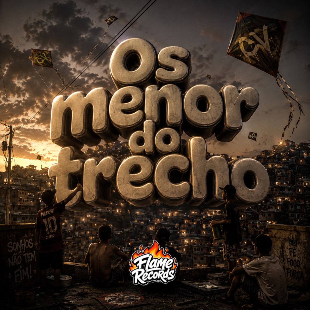 OS MENOR DO TRECHO - Single by DJ Wazy & MC Renatinho Falcão album cover
