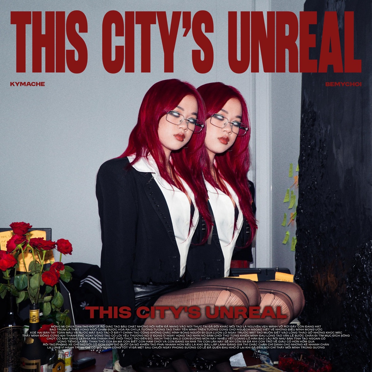 THIS CITY'S UNREAL (feat. Bemychoi) - Single by Kymache album cover