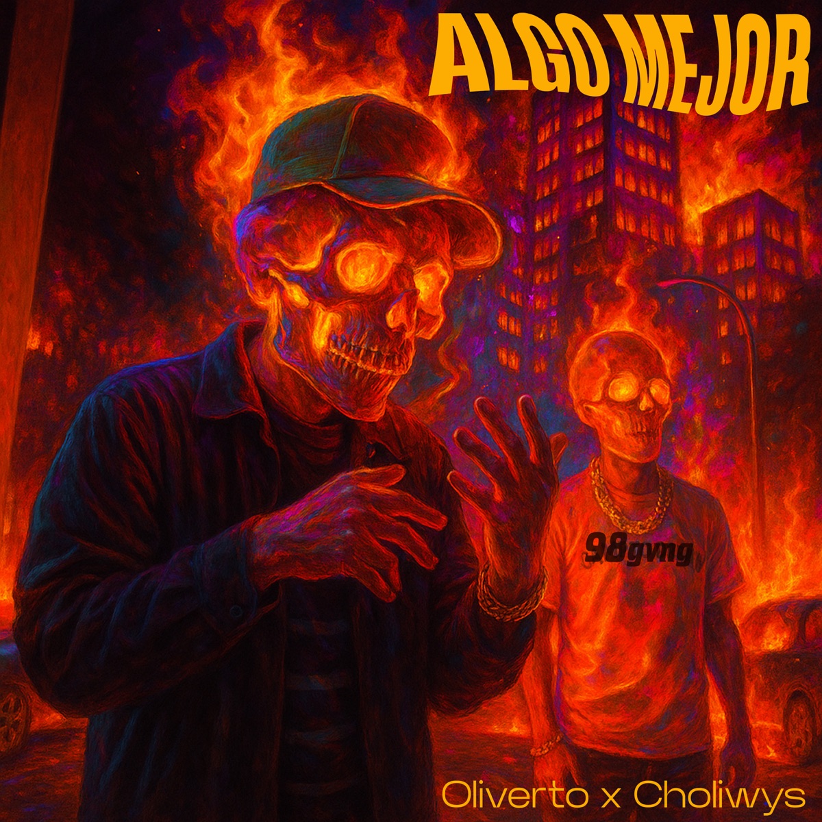 Algo Mejor - Single by 98 gvng, Oliverto & Choliwys album cover