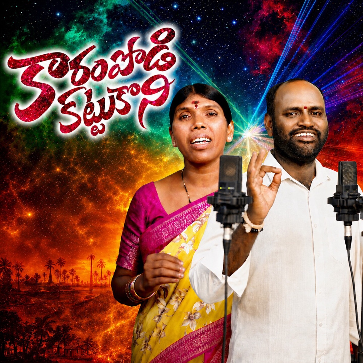 Kaaram Podi Kattukoni (feat. Ushakka) - Single by Singer Narsimulu album cover