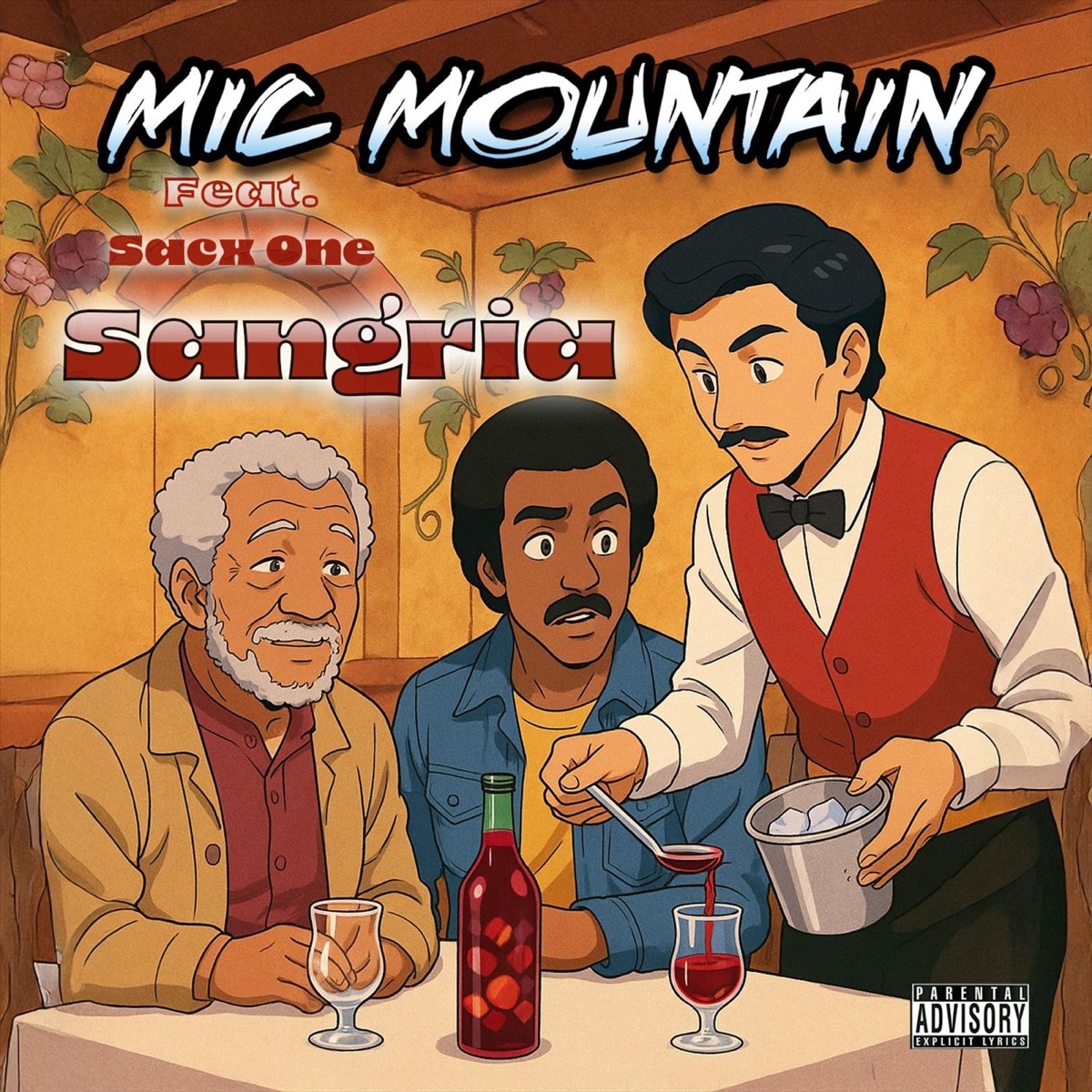 Sangria (feat. Sacx One) - Single by Mic Mountain album cover